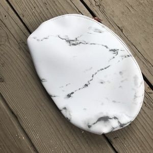 Marble makeup bag